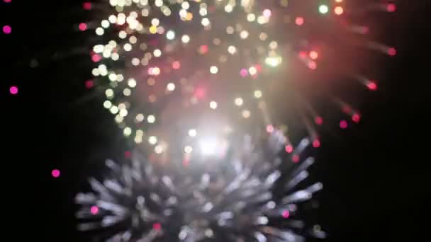 Feu d'artifice explosion nuit valencia festival 