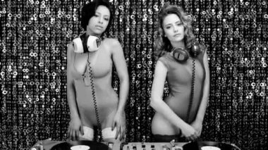 seksi disco dj parti kadın müzik