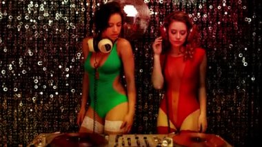 seksi disco dj parti kadın müzik