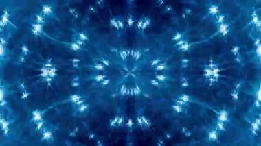 Renkli ışık efektli tünel