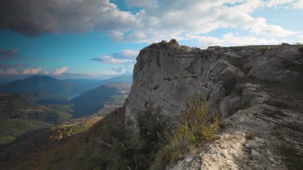 Tavertet berg i Spanien — Stockvideo