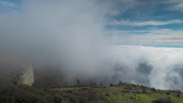 Tavertet berg i Spanien — Stockvideo