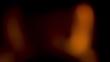 Soyut altın turuncu ışık bulanıklaştı