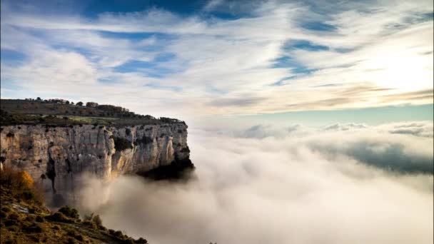 Tavertet Berge Timelpase in Spanien — Stockvideo