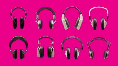 Vintage kulaklık değiştirme dizisi