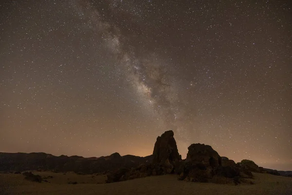 Gece vakti Tenerife 'de yıldızlar — Stok fotoğraf