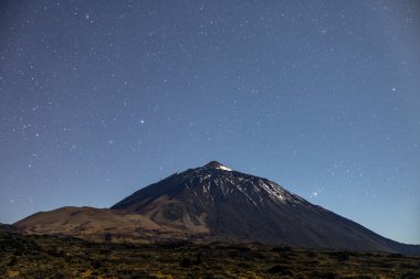 Gece vakti Tenerife 'de yıldızlar