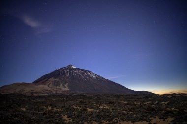 Gece vakti Tenerife 'de yıldızlar