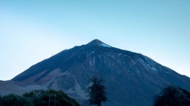 Tenerife kanarya adalarında el teide