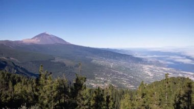 Tenerife kanarya adalarında el teide