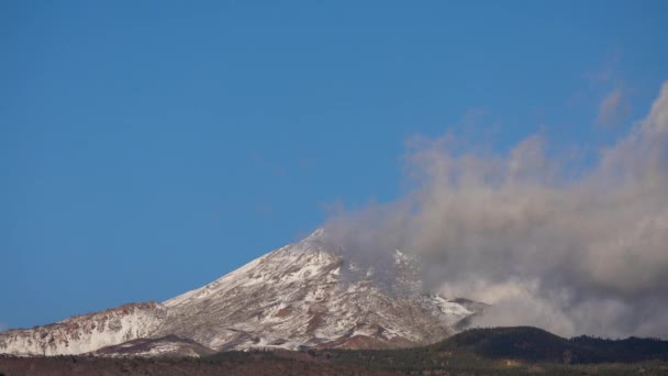 El teide på tenerife kanariska öar — Stockvideo