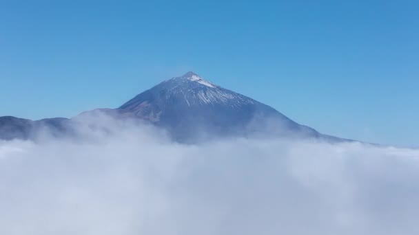 Tenerife kanarya adalarında el teide — Stok video