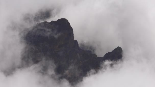 El roque de los muchachos, la palma — Stockvideo