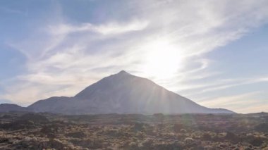 Tenerife kanarya adalarında el teide