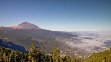 Tenerife kanarya adalarında el teide
