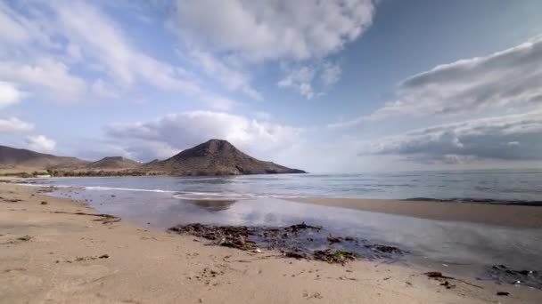 Cabo de gata landscape in spain — Stock Video