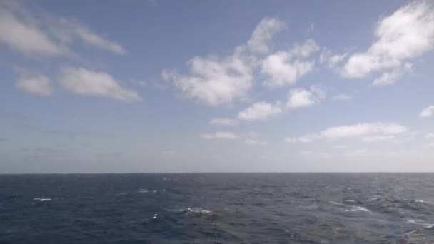 The sea from a moving boat — Stockvideo