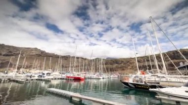 port of tazacorte in la palma timelapse
