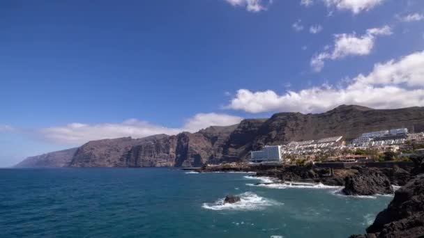 Los gigantes útesy v Tenerife — Stock video