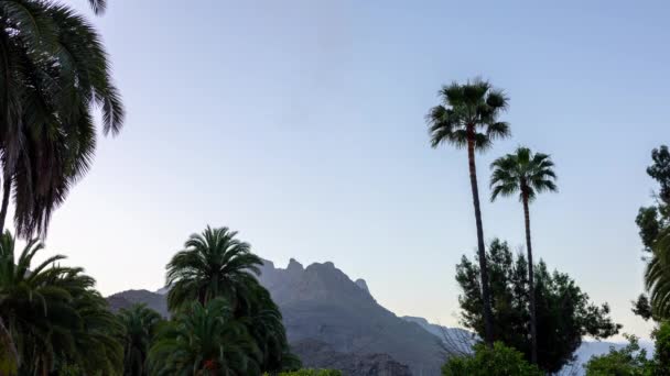 Wschód Słońca Timelapse Górzystego Wnętrza Babci Canaria Hiszpania — Wideo stockowe