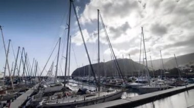 San Sebastian de la gomera 'daki limanın zamanlaması, kanarya adaları.