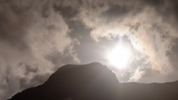 Timelapse Mountain Interior Gran Canaria Spain — стоковое видео