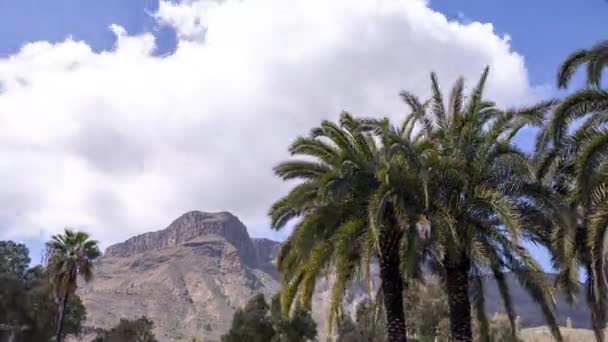 Timelapse Intérieur Montagneux Gran Canaria Espagne — Video