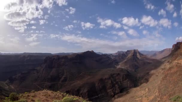 Timelapse Mountain Interior Gran Canaria Spain — стоковое видео