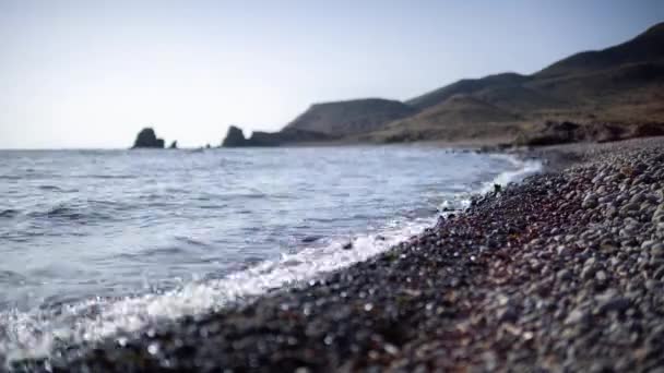 Ένα Timelapse Της Θάλασσας Και Μια Παραλία Στη Γιαγιά Canaria — Αρχείο Βίντεο