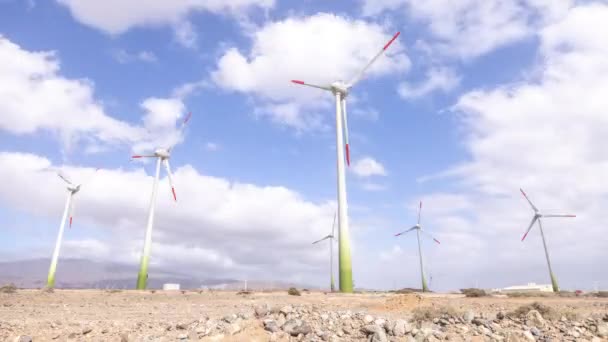 Timelapse Wind Turbines Gran Canaria Windfarm — 비디오