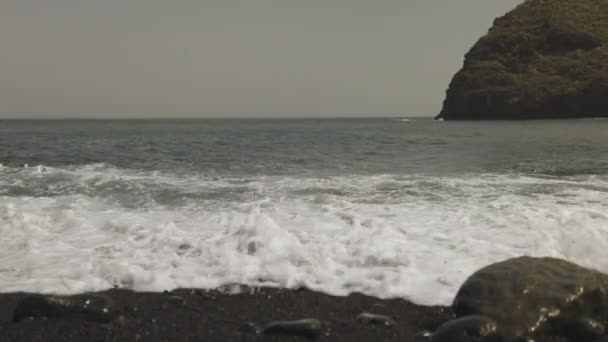 Small Waves Beach Gomera Canary Islands — Stockvideo
