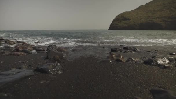Small Waves Beach Gomera Canary Islands — Stock Video