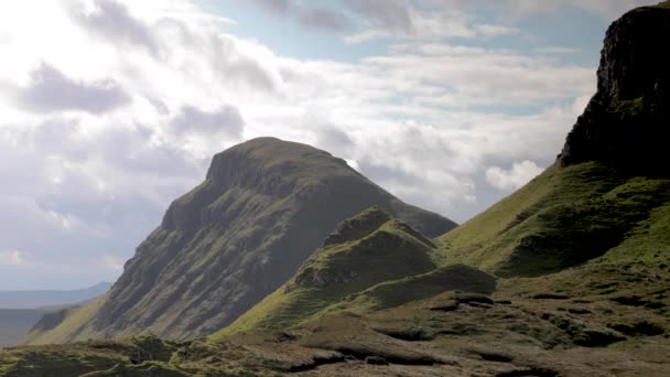 Zoom Out Beautiful Andscape Scottish Highlands — Video
