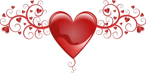 FANCY HEART — Stock Vector