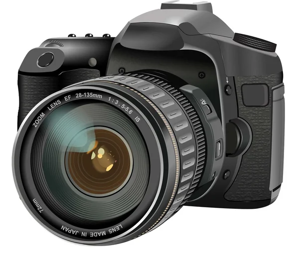 Fotocamera reflex — Vettoriale Stock