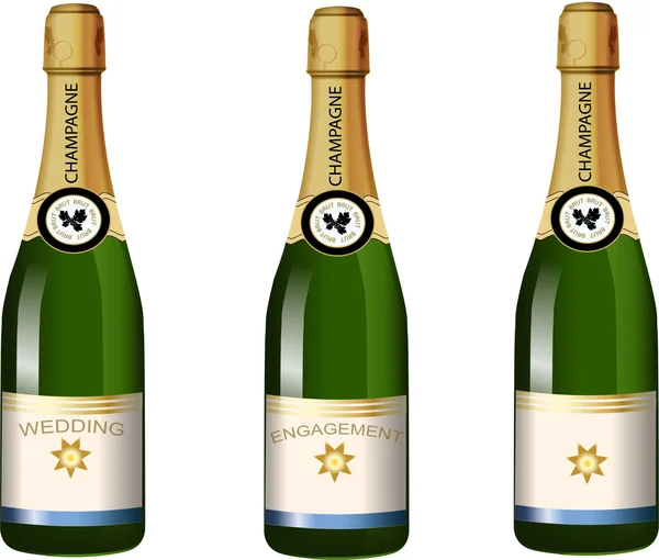 Champagne — Vettoriale Stock