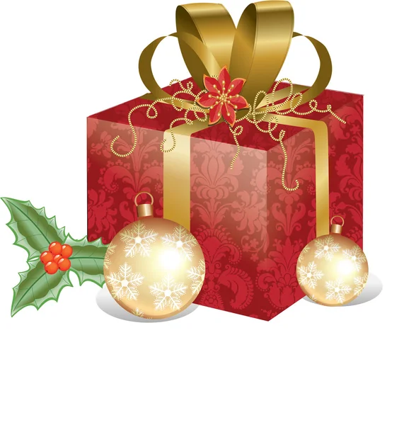 Christmas present — Stock Vector