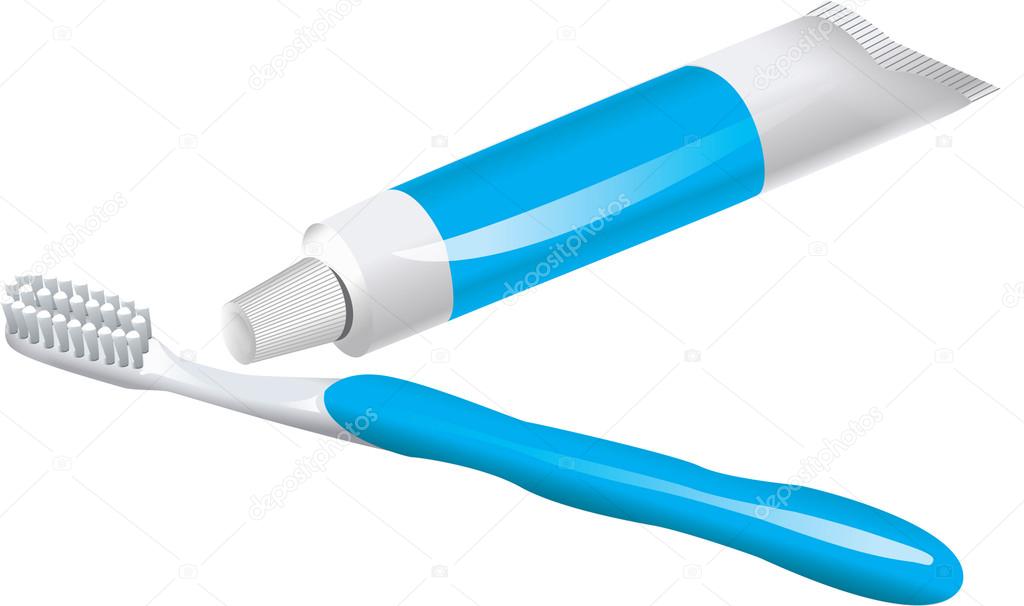Toothbrush and paste