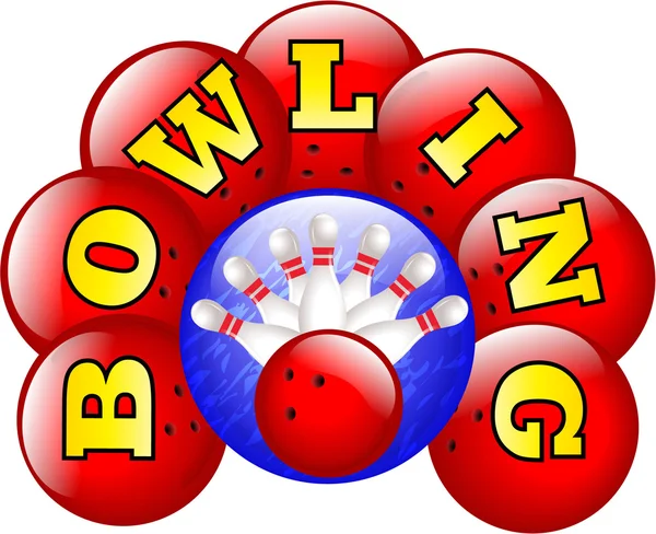 Palle da bowling — Vettoriale Stock