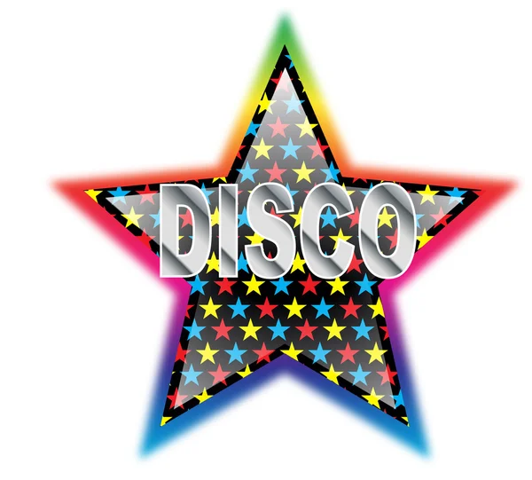 Disco star — Stock Vector