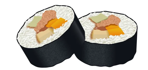 Sushi sushi — Vector de stock