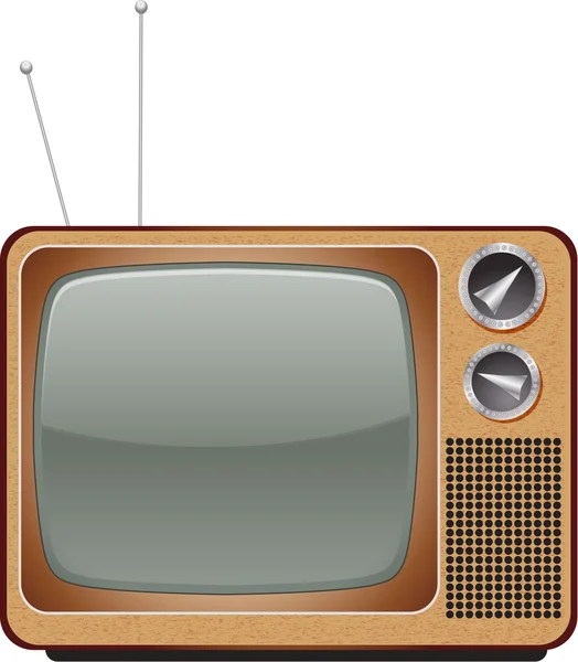 Retro televisie — Stockvector