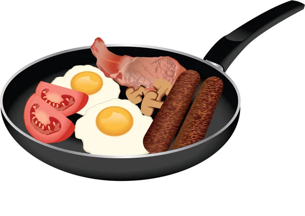 Frühstück — Stockvektor