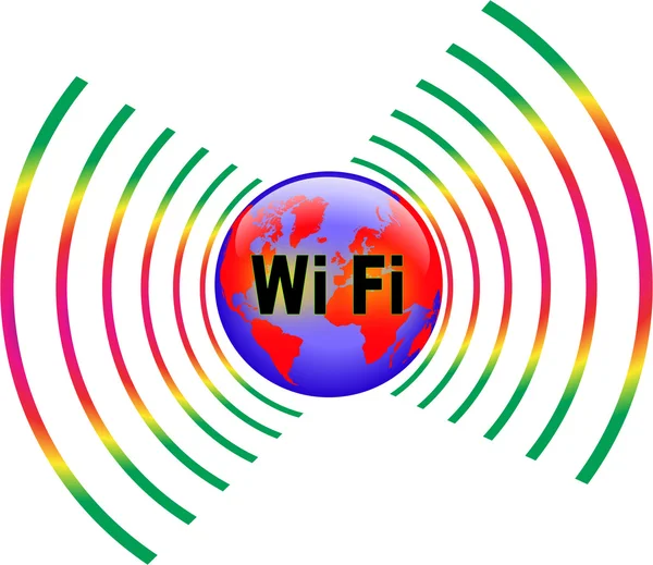Wi-fi-hotspot — Stockvector