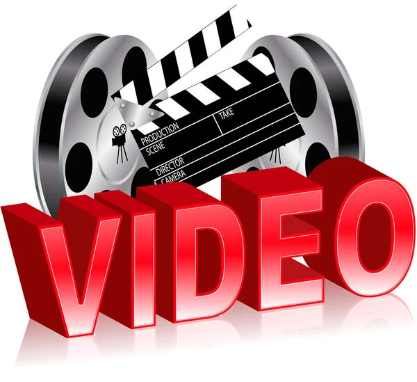 PELÍCULA Y VIDEO — Vector de stock