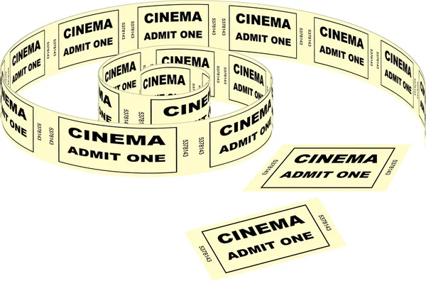 Билеты в кино — стоковый вектор