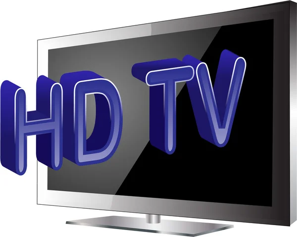 Télévision HD — Image vectorielle