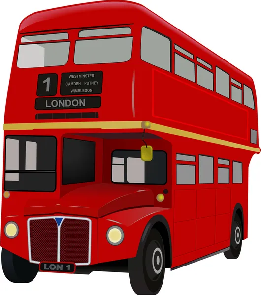 伦敦巴士 — 图库矢量图片