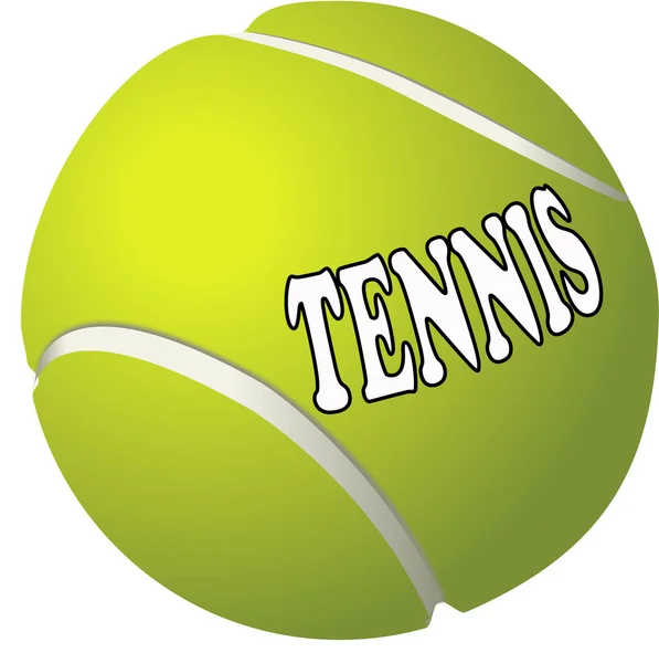 Tennis ball — Stock Vector