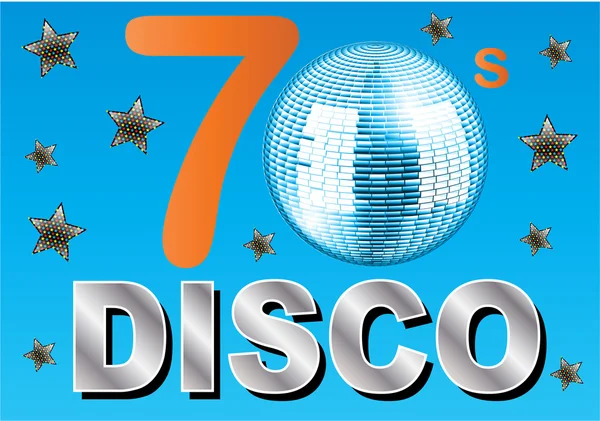 Boule de paillettes disco — Image vectorielle